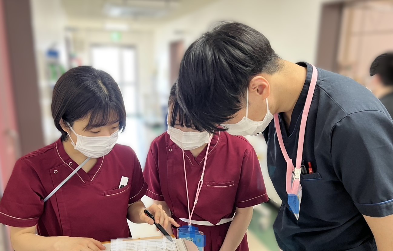 2025年度　新人看護師研修  シャドウイング1日目
