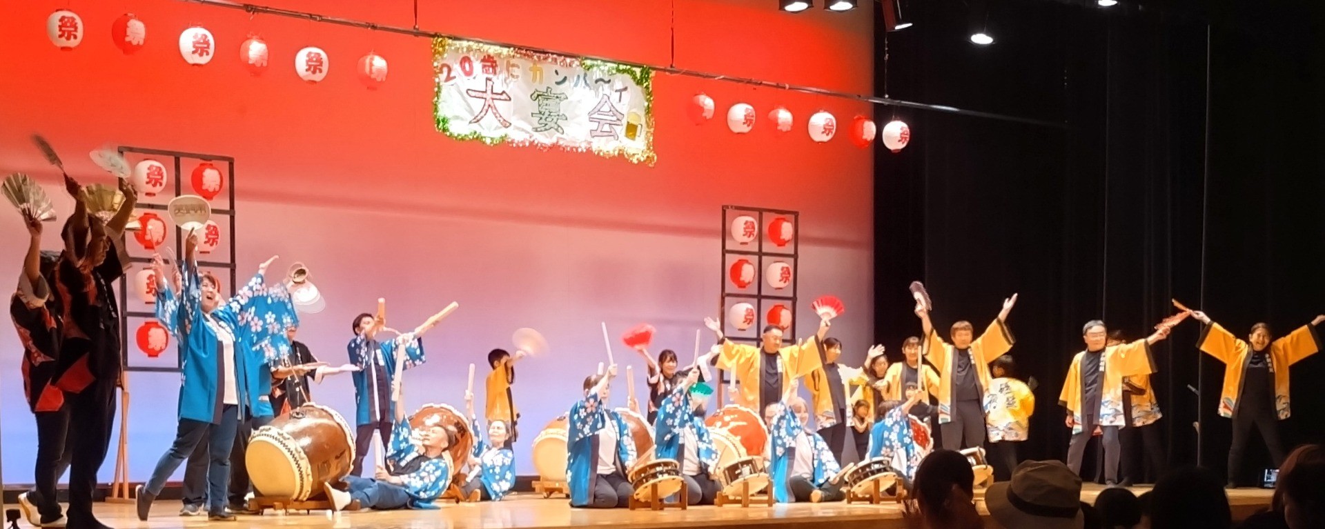 看護師長は太鼓を叩く♪